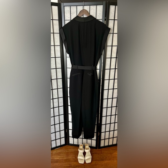 Frame | Tux Jumpsuit in Noir - Picture 6 of 6